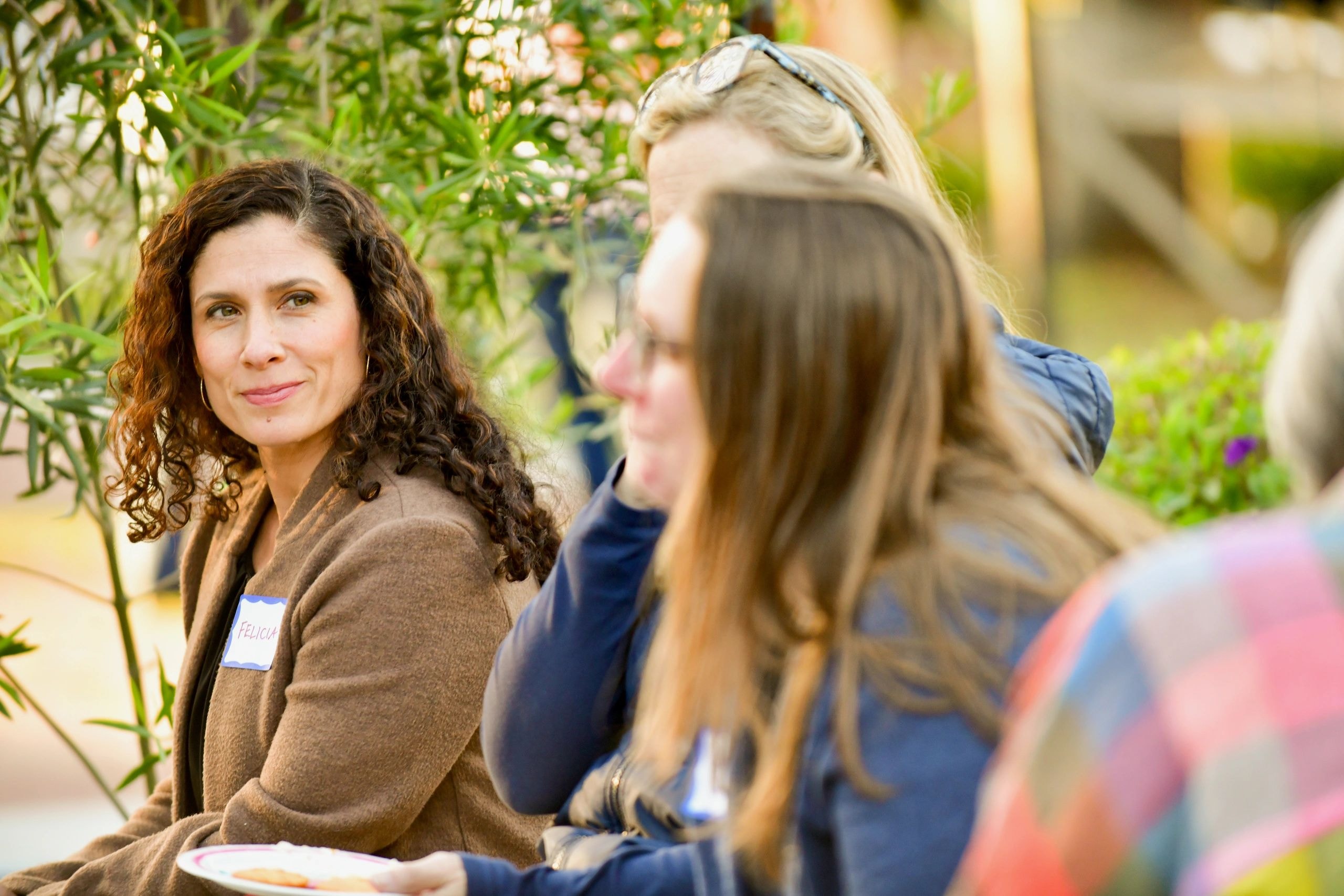 Felicia Bermúdez at a professional networking event